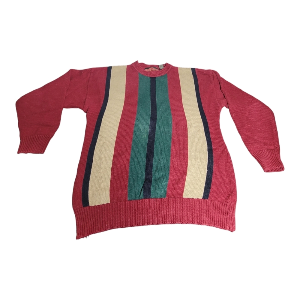 Vintage Stone Haven Cotton Crewneck Sweater Size Large B22‎